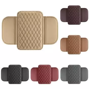 С 2 сумками для хранения, универсальный ящик для хранения в подлокотнике автомобиля, аксессуары для салона автомобиля One Size красный