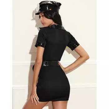 S-3XL новое нижнее белье косплей игра женская полицейская форма, униформа ролевая игра соблазн, полиция S