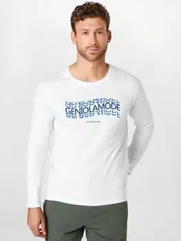 S-5XL Мужская футболка с длинными рукавами из чистого хлопка, большой размер, с круглым вырезом S