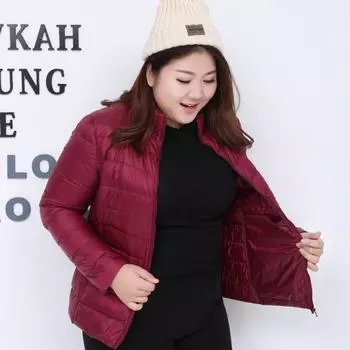 S/5XL Plus Size Легкий пуховик Тонкий пуховик Женский Осень Зима Тонкий Короткий Теплый Белый Утиный Пуховик XL темно-синий