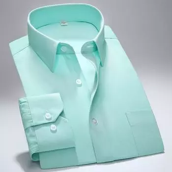 S~7xl Большие мужские деловые рубашки с длинным рукавом, стандартные, подходят для деловой вечеринки S