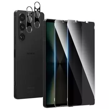 с аутентификацией по отпечатку пальца для Sony Xperia 1 VI Стеклянная пленка для камеры AUDASO Sony Xperia 1 VI Защитная пленка Asahi Glass Высокая твердость 9H High