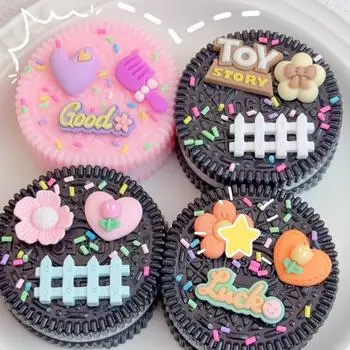 С аксессуарами Сэндвич Щипок Декомпрессионная игрушка Моделирование Вентиляция Декомпрессия One Size чёрный