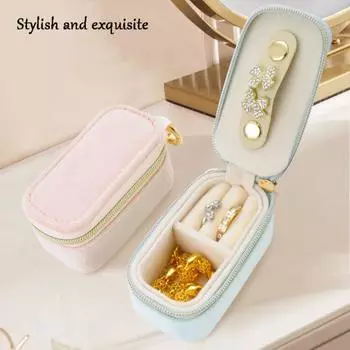 с брелоком для ключей, органайзер для ювелирных изделий, подвесной чехол для хранения ювелирных изделий, мини-шкатулки для ювелирных изделий, подарки розовый