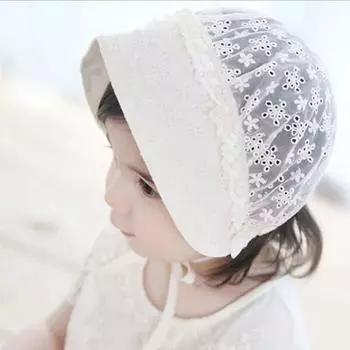 S-Buck Princess Lace Fun Booching Net, окружность головы 48 см, цвет слоновой кости, популярная детская одежда в Корее