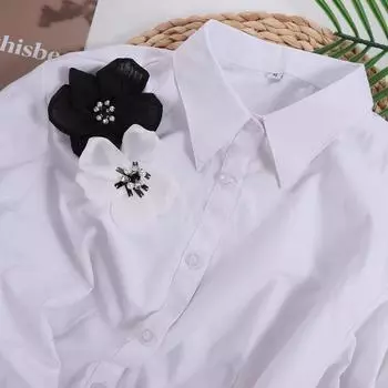 С булавкой Цветочные аппликации Брошь для одежды Аппликация для одежды Нашивки для одежды Украшения для одежды