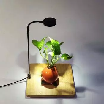 с деревянной доской светодиодный светильник для аквариума 10 Вт внутренний светодиодный светильник для выращивания растений миниатюрный ландшафт 10W