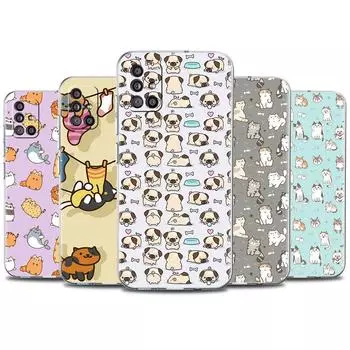 С Днем кошек! Прозрачный чехол для Samsung Galaxy A51 A71 A21s A31 A12 A32 5G A21 EU A52 4G A41 A11 A22, чехол из ТПУ для телефона Samsung A91