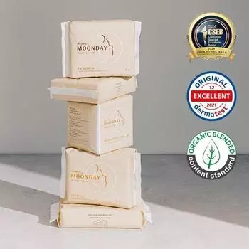 С Днем луны! Выберите 1 из 5 гигиенических прокладок из органического хлопка Organic Cotton Sanitary Napkin Large 4P