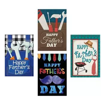 С Днем отца, садовый флаг, приветственный флаг, двухсторонний баннер для влюбленных, крыльца, новоселья, фермерского дома, сезонного праздника