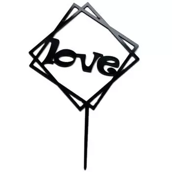 С днем рождения, День святого Валентина, украшение на торт, любовь, свадьба, годовщина, день святого Валентина, акриловое украшение для кекса