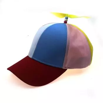 Съемная бейсболка Propeller: Шляпа Sunshade Windmill Duckbill Hat для весны и лета Children 2-9 years 52-54CM