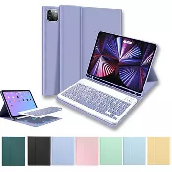Съемная беспроводная клавиатура для Ipad 10,2, 7, 8, 9th Pro 10,5 Air 3, чехол 10,9 Air 4 Air 6, 5, 10th Gen Pro 11, чехол-пенал с подставкой iPad Air4/Air5 10.9