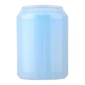 Съемная чаша для чистки лап собак, щетка для чистки домашних животных, чаша для чистки лап собак, инструмент (синий)