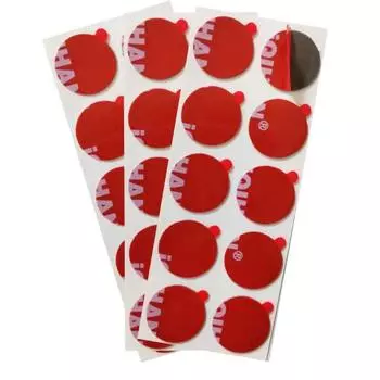 Съемная двусторонняя лента iQIHAN, сверхпрочная, круглая, с присоской, дополнительная наклейка, спереди и сзади, двухсторонний клейкий лист, клейкая лента, C