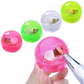 Съемная двусторонняя щетка для чистки сверл для ногтей с металлической жесткой щеткой в коробке и мягкой кистью для маникюра зелёный