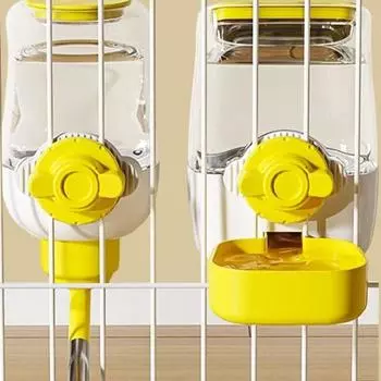 Съемная клетка подвесная кормушка пластиковая автоматическая кормушка дозатор корма для домашних животных для щенков кошек кроликов green-drinker