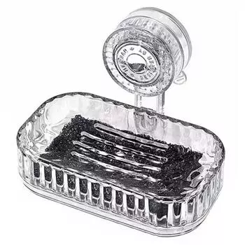 Съемная мыльница с губкой, самоосушающаяся, простая в установке, контейнер для мыла для ванной, ванны, кухонной раковины