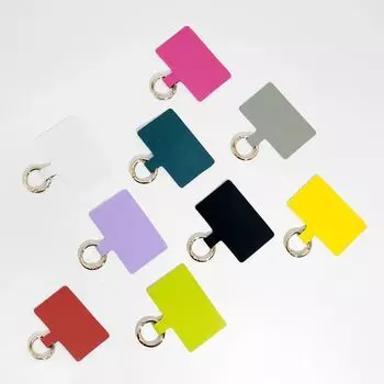 Съемная накладка на телефонный шнурок, металлическая задняя накладка, универсальная прокладка для ремешка для телефона жёлтый