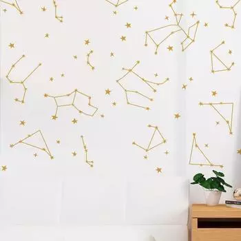 Съемная наклейка на стену «Звездное созвездие» для гостиной, потолка, фона
