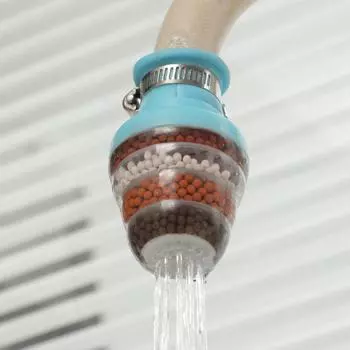 Съемная насадка для фильтра для воды, моющийся фильтр для воды, фильтр для крана, очиститель воды розовый