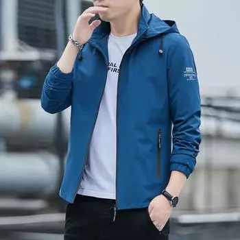 Съемная осенне-зимняя куртка-бомбер для мужчин, модная брендовая одежда XXXXXL чёрный