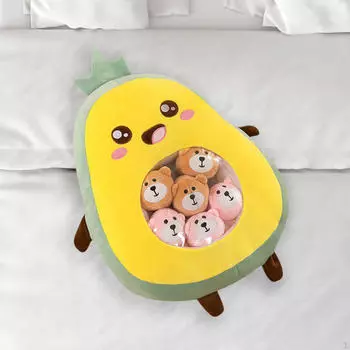 Съемная плюшевая кукла, мультяшная игрушка, украшение с маленькой куклой, мягкая игрушка для dinosaur