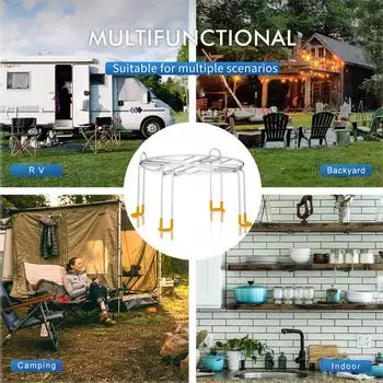 Съемная подставка для фильтра для воды, замена столешницы из нержавеющей стали 9,5 x 6 дюймов для гравитации серебряный