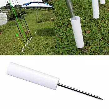 Съемная подставка для удочки, держатель для вставки в землю, регулируемый легкий кронштейн для рыболовной удочки для пешего туризма и кемпинга