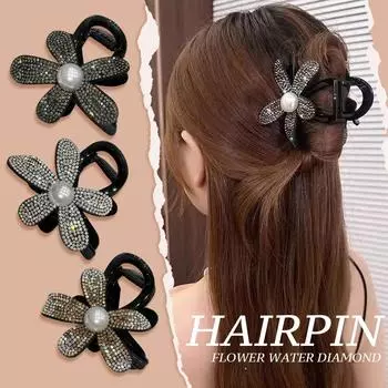 Съемная пряжка для обуви со стразами в виде банта 1 шт. One Size