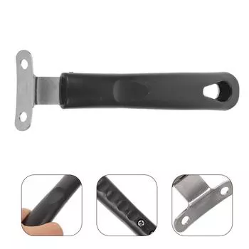 Съемная ручка для кастрюли, сменная кухонная утварь, кухонные сковородки, защита от ожогов, походная сменная подставка из нержавеющей стали, молочная мисс