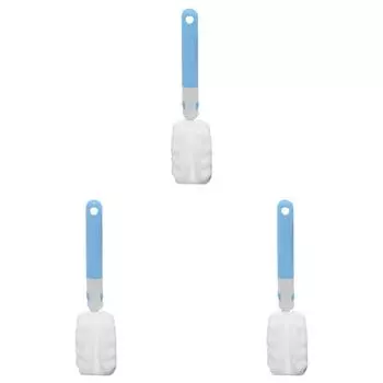 Съемная щетка для чистки бутылок с водой 30 см. Щетка для чашки с длинной ручкой (синий) #C