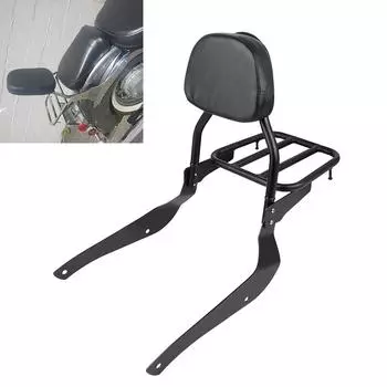 Съемная спинка для мотоцикла Sissy Bar Задний багажник для Suzuki Volusia Vl800 Vl400 2001-2011 Boulevard C50 M50 2005-2011 чёрный