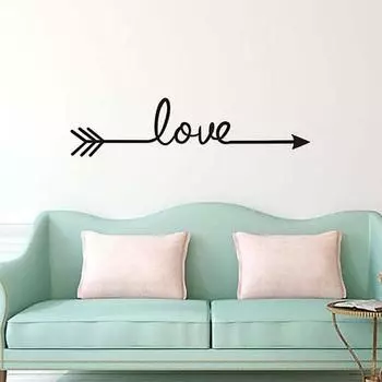 Съемная Стрелка Любовное Письмо Наклейка На Стену Спальня Романтические Обои Наклейка Декор