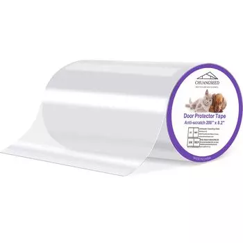 Съемная защитная лента для дивана и мебели 21 см x 5 м предотвращает царапины от когтей собак и кошек на стенах, предотвращает появление царапин и пятен, обучение заточке когтей