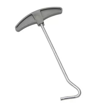 Съемник для колышков палатки, крючок для извлечения, пластиковый сплав, удобная ручка, легкое извлечение колышков