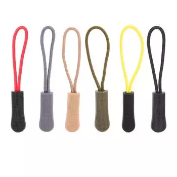 Съемник для молнии, прочный эластичный шнур + пластиковый противоскользящий конец, фиксирующий бирку для веревки, Австралия 2