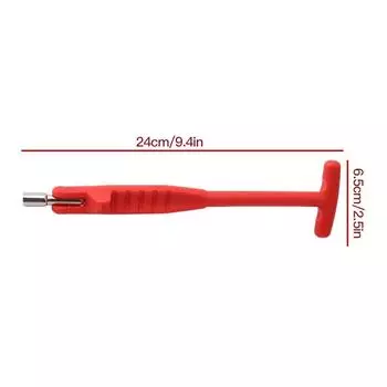 Съемник для стержня вентиля шины Трубка Металлические инструменты для ремонта шин Металлический съемник для автомобиля Съемник для колес Монтажник Аксессуары для ремонта автомобиля красный
