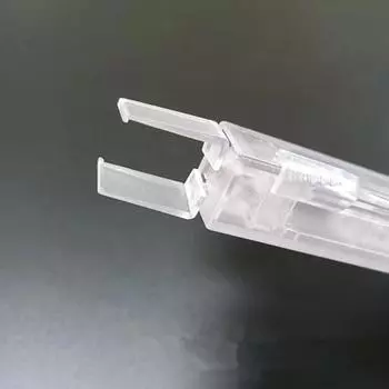 Съемник для замены колпачков клавиш, прозрачный съемник 2 в 1, съемник вала колпачка клавиши для механической клавиатуры, очиститель пыли розовый