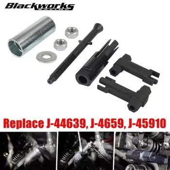 Съемник инжектора 6778, съемник инжектора 6779 и инструмент для снятия/установки трубки инжектора 7222, подходящий для GM 6.6L Duramax чёрный