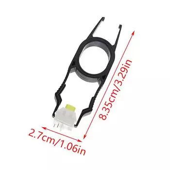 Съемник клавиш 2 в 1, сменный съемник клавиш для клавиатуры, аксессуар для механической клавиатуры, инструменты для удаления механической клавиатуры чёрный