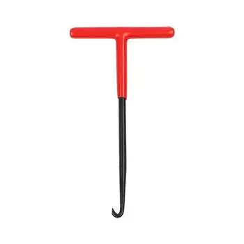 Съемник пружин выхлопной системы мотоцикла SEAMETAL, инструмент для снятия пружины с нескользящей ручкой, Т-образный инструмент для установки и снятия пружины для скутера красный