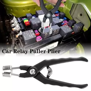 Съемник реле, предохранителя, выключателя, плоскогубцы, инструмент для снятия, удобный аксессуар, необходимый для ремонта автомобиля, плоскогубцы для снятия реле, автомобильный грузовик black