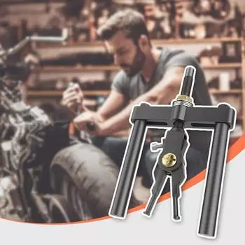 Съемник шестерен с 2 лапками, съемник подшипников из легированной стали, внутренний съемник подшипников, портативный ручной съемник, съемник шестерен подшипников для всех чёрный