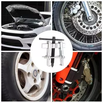 Съемник шестерни двигателя с 2 захватами, инструмент для снятия шкива подшипника шестерни маховика, съемник шестерни подшипника, инструмент для ремонта мотоцикла, прочный шкив United States