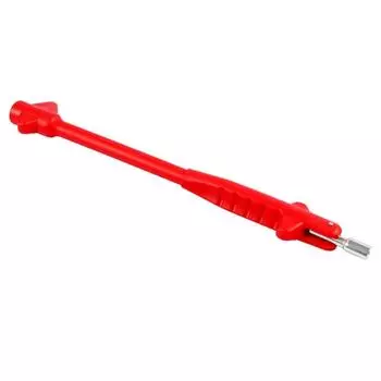 Съемник штока клапанов для шин, замена инструмента для универсальных клапанов, удлинители штока, прямой металлический шток клапана с двойным колесом