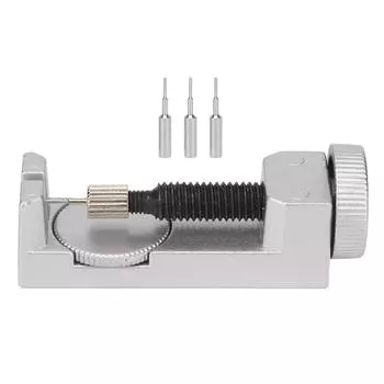 Съемник звеньев для часов, регулируемый стальной ремешок для часов, инструмент для ремонта часов с 3 шт. штифтами