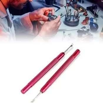 Съемники для часовых стрелок, съемник рычажного типа для часов, инструмент для снятия часовых стрелок, замена(Красный + Синий) красный