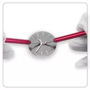 Съемники для часовых стрелок, съемник рычажного типа для часов, инструмент для снятия часовых стрелок, замена(Красный + Синий) красный