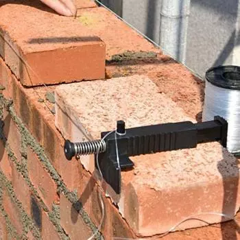 Съемники для кладки кирпича, 2/5 шт., подпружиненные, экономящие время, прочные, противоскользящие, для выравнивания, инженерные пластиковые подпружиненные направляющие для кирпичной кладки для архитектуры 2pcs